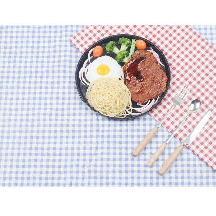 Vải chụp ảnh caro nhỏ kích thước 75*100cm