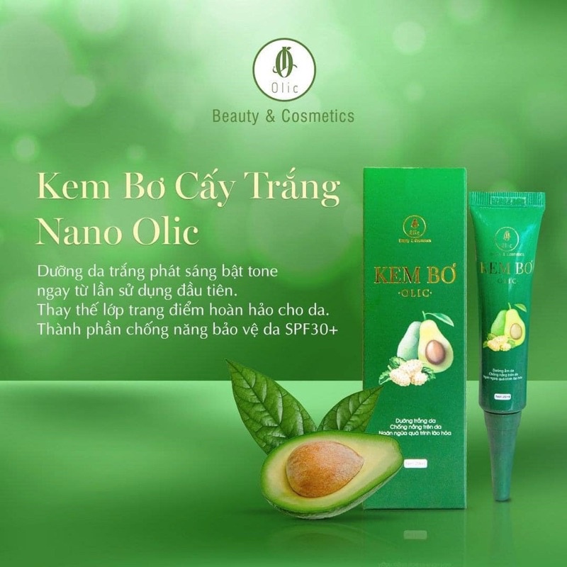 [CHÍNH HÃNG] Kem Bơ Cấy Trắng Nano Olic (Shop LaVie 91)