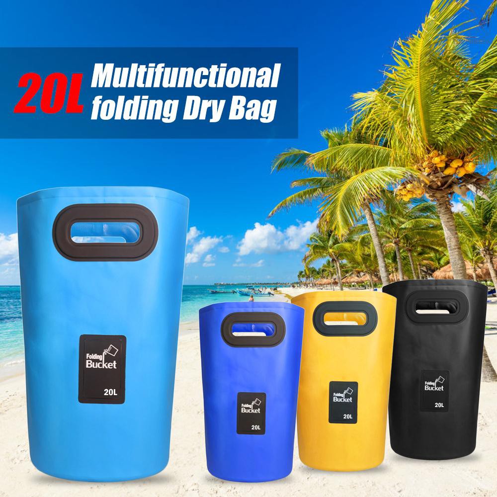 Túi Đựng Nước Dung Tích 20l Có Thể Gấp Gọn Tiện Lợi