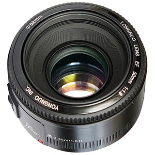 Ống kính Yongnuo 50 f/1.8 For canon kèm loa che nắng ES-62
