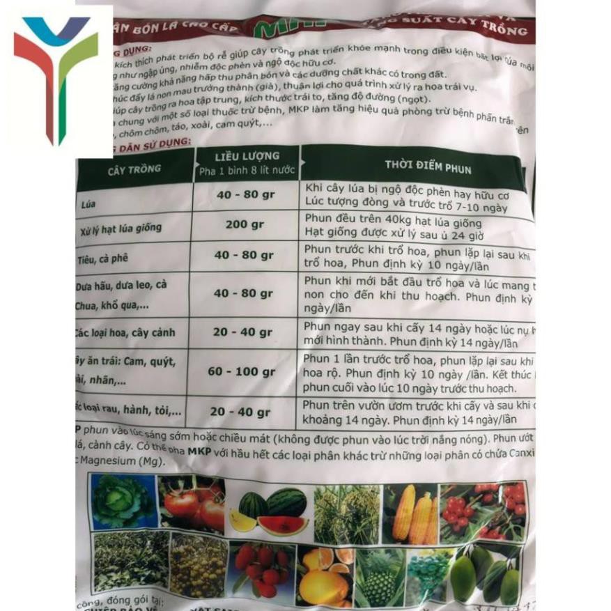 VTNN Phân Bón lá cao cấp MKP 0-52-34 (HAIFA) chuyên dùng pha dung dịch thủy canh NGUYEN TRI