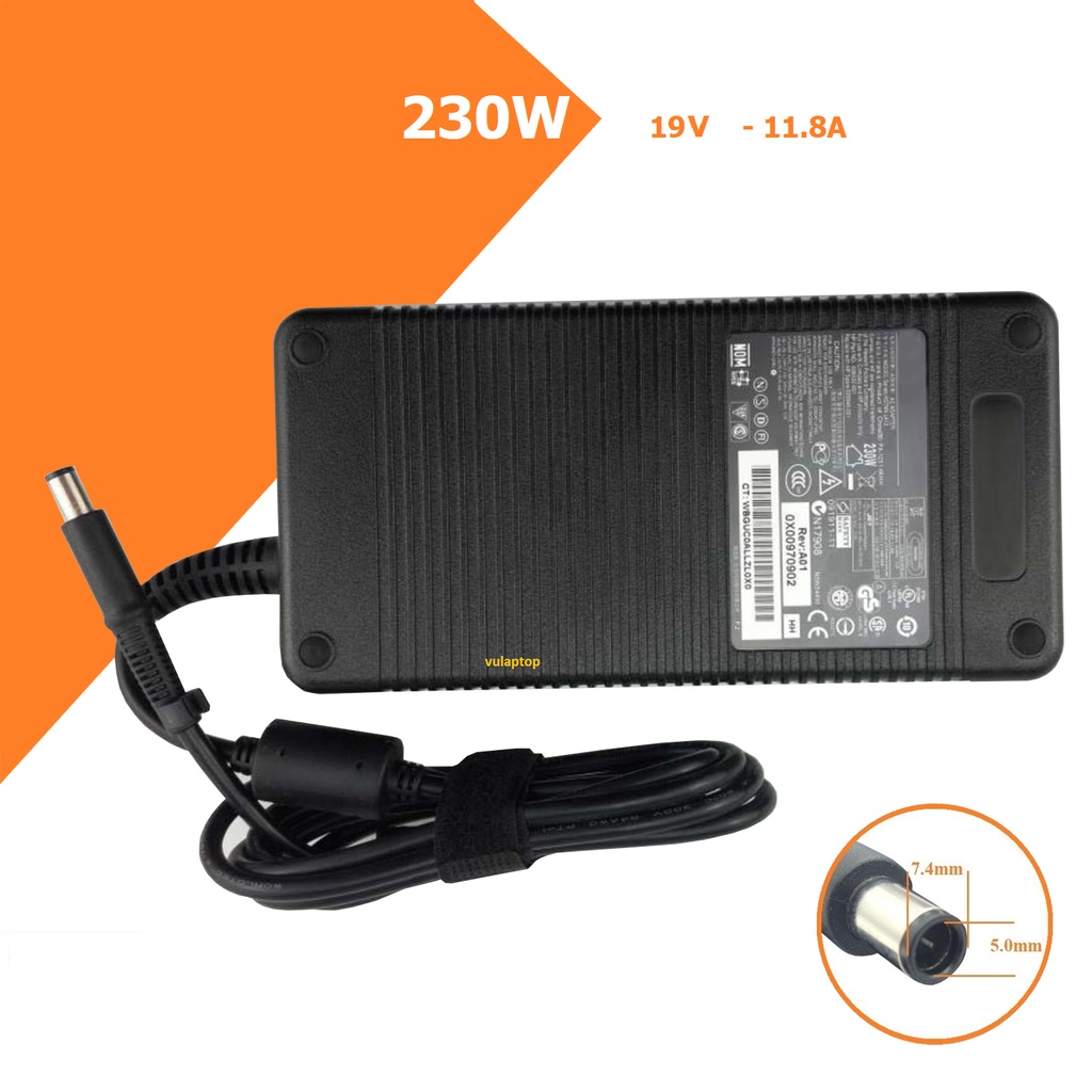 Sạc Laptop HP 19.5V-11.8A 230W Đầu Kim