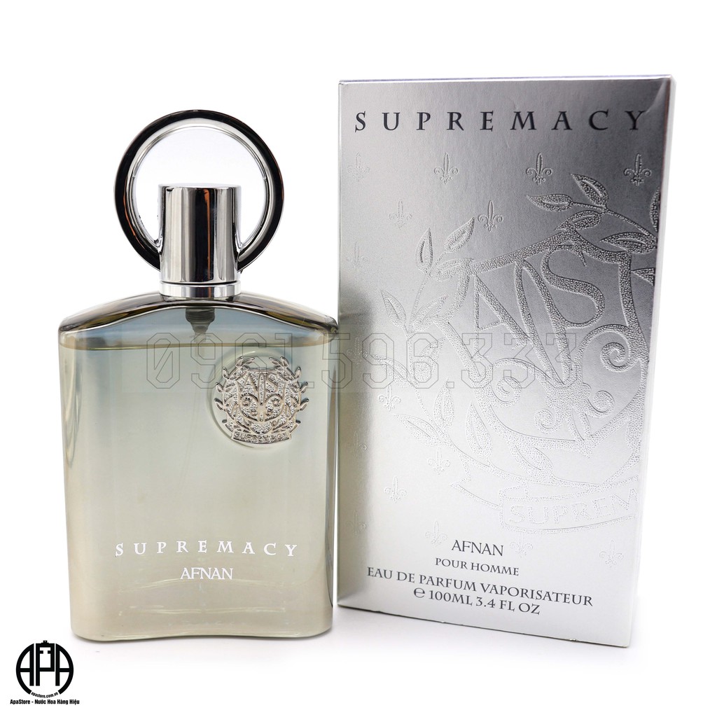 Nước Hoa Nam Afnan Supremacy Silver Fullsize 100ml, Ông Hoàng Nước Hoa Nam Mùa Hè