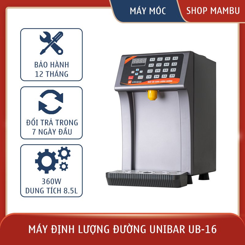 Máy định lượng đo đường UNI tự động chuẩn năm 2022 - Thiết bị máy móc pha chế