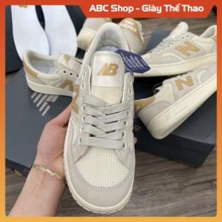 [FreeShip+ Hàng Xịn] Giày thể thao nữ NB 300 đế dày full bill box, Giày Sneaker  Nb Crt 2.0  Chữ vàng đồng