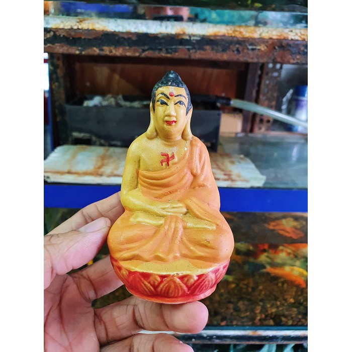 TƯỢNG PHẬT TRANG TRÍ HỒ CÁ NON BỘ CAO 9CM