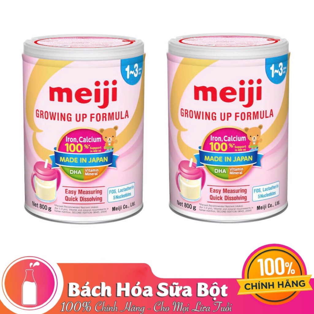 [Chính hãng] Sữa Bột Meiji Nhập Khẩu Số 1-3 (Lon 800g)