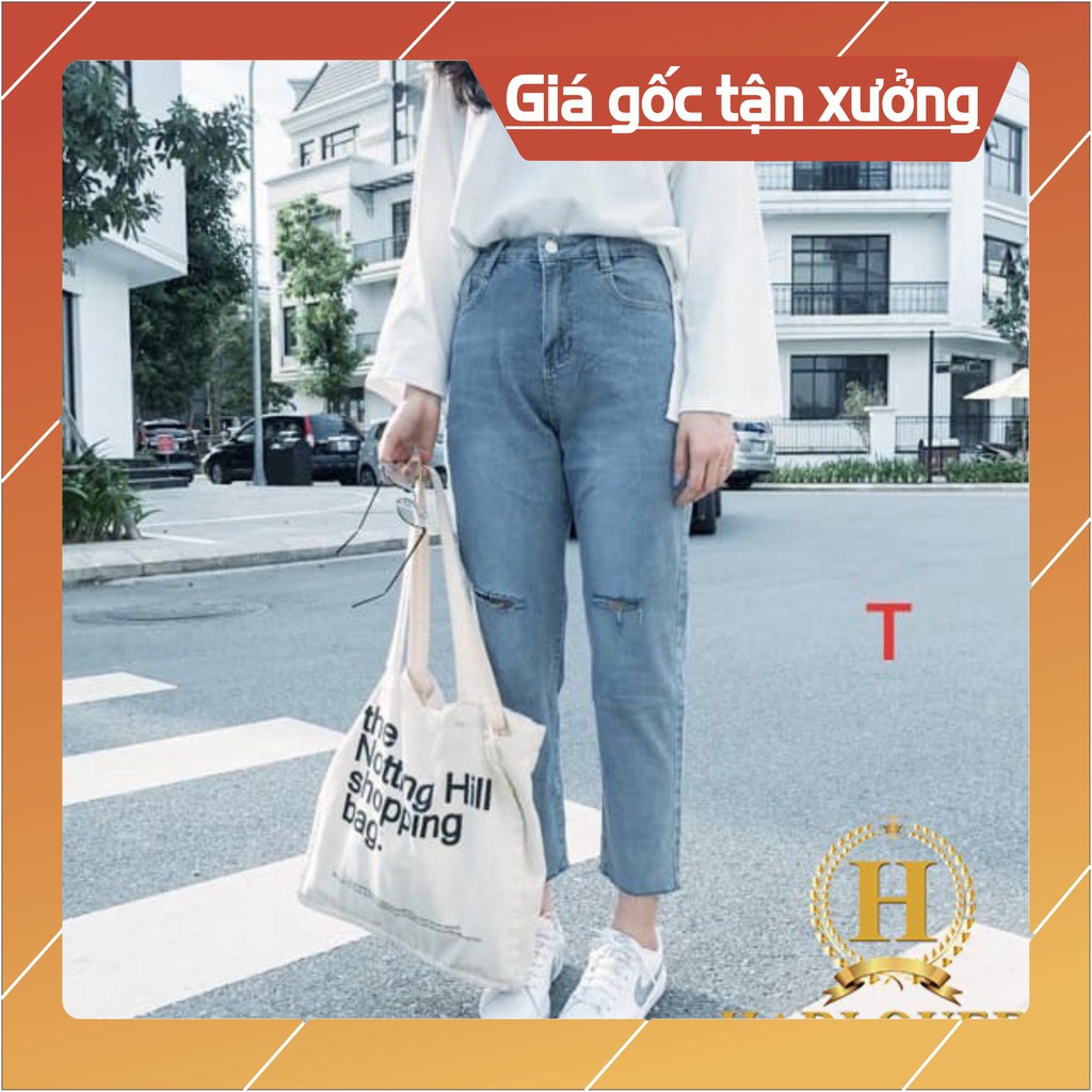 Sét quần bò rua gấu + áo suông xẻ DTR0520