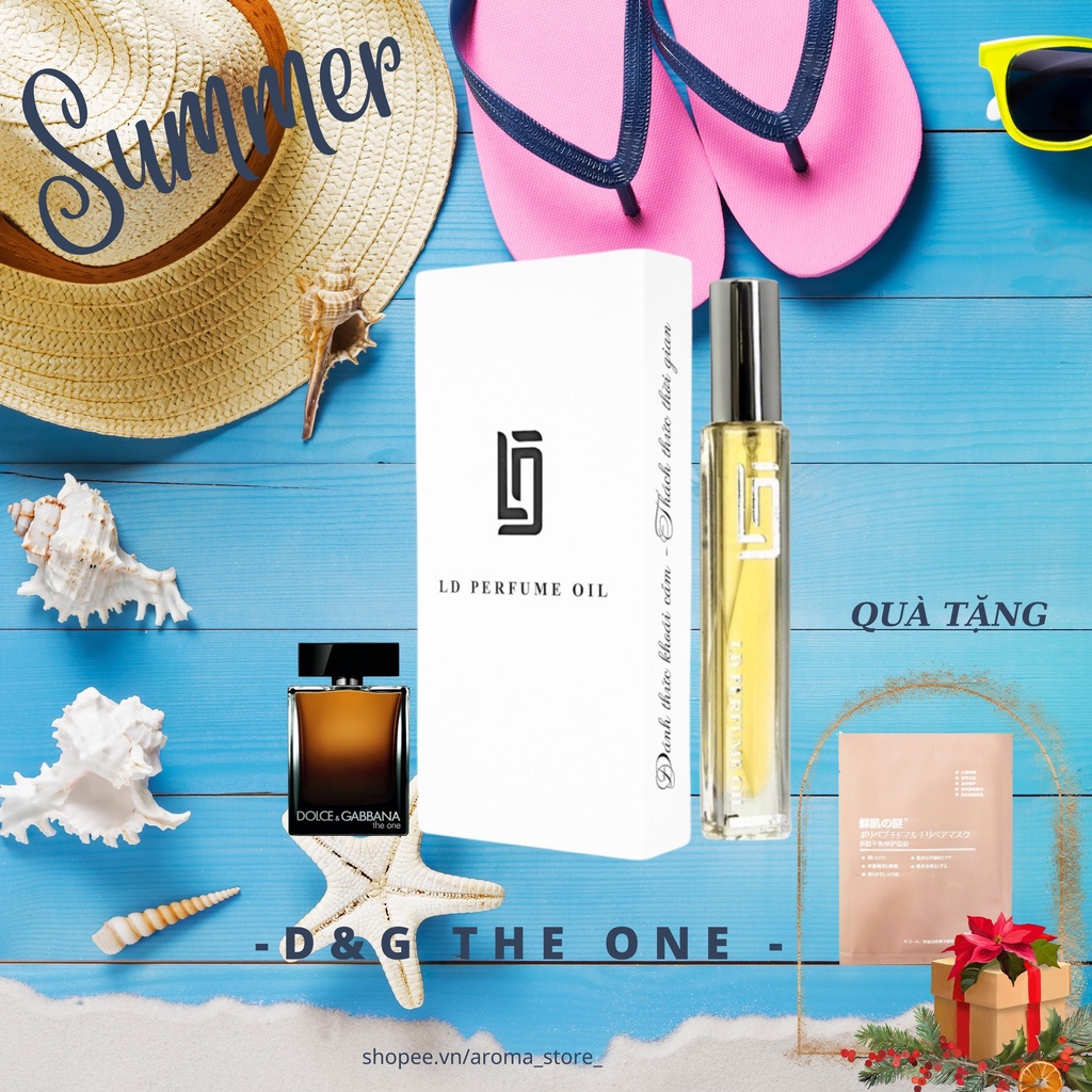 LD Perfume Oil Tinh dầu nước hoa Pháp D&G The One 12ml
