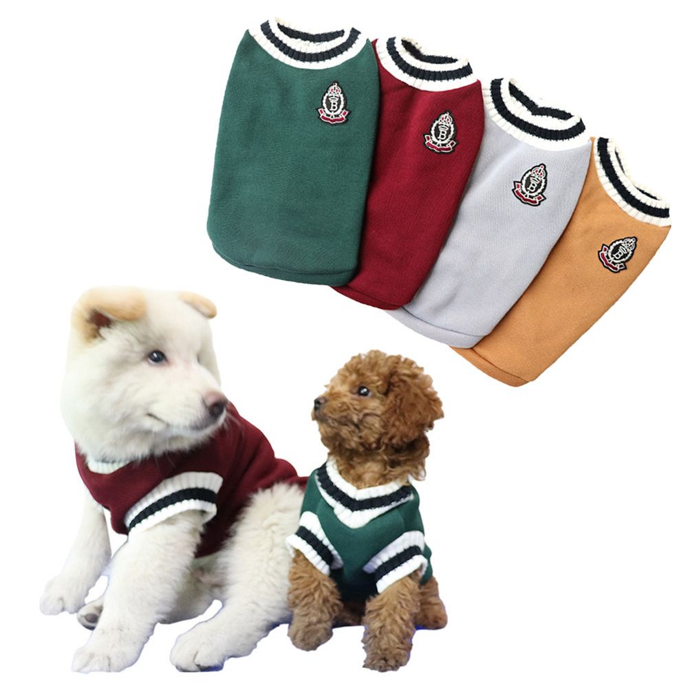 Áo Len Giữ Ấm Cho Thú Cưng Nhiều Màu Sắc Thời Trang Thu Đông
