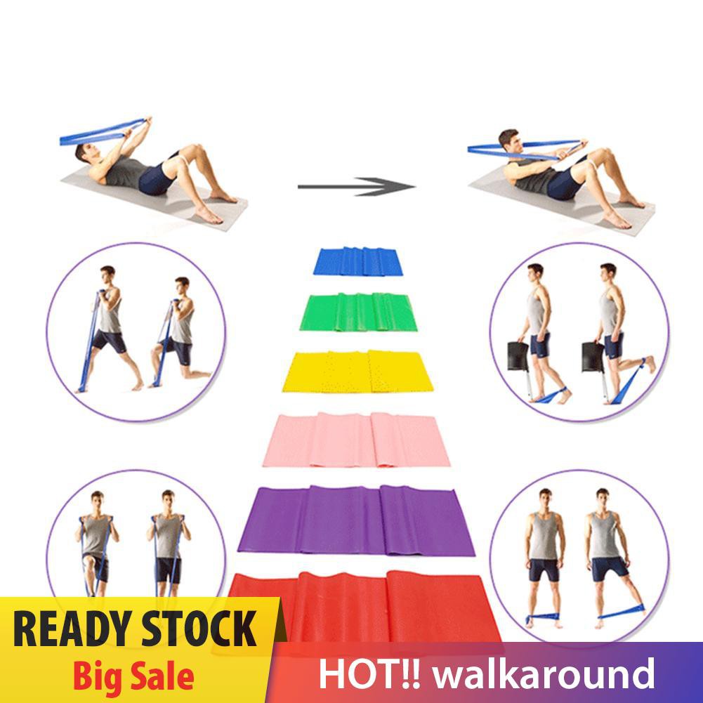 Walk Elastic Yoga Resistance Bands Stretch Exercise Fitness Equipment Pull Rope