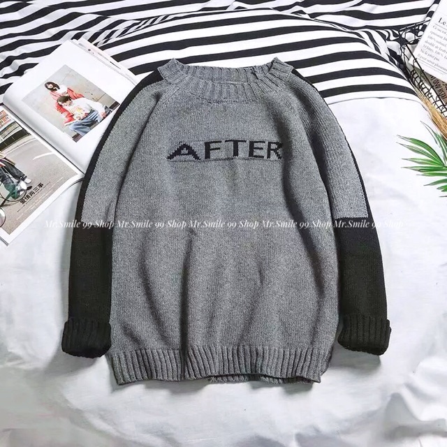 ÁO LEN DÀY PHỐI MÀU AFTER, HÀNG NHẬP QUẢNG CHÂU