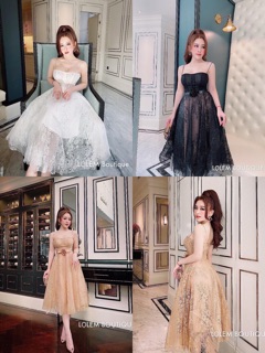 Đầm Ren Dự Tiệc Kèm Ảnh Thật