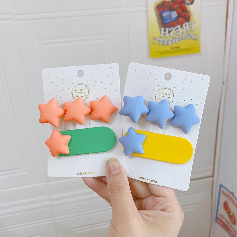 Sét 2 kẹp tóc phong cách Hàn Quốc xinh xắn, dễ thương nhiều màu sắc