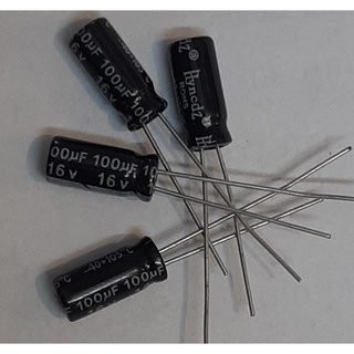 Tụ hóa 100uf/16v, tụ phân cực 100uf/16v