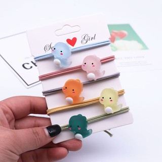 Cột tóc khủng long nhỏ dễ thương cho bạn gái