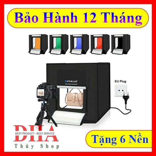 [BÁN CHẠY] HỘP CHỤP SẢN PHẨM PULUZ 60x60x60 DÀN ĐÈN LED SIÊU SÁNG GẤP GỌN TIỆN LỢI