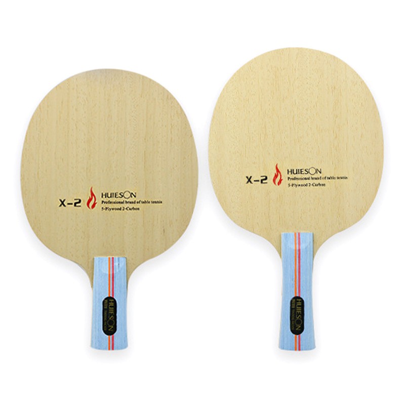 Huieson 7 Ply Hybrid Carbon Table Tennis Racket Blade Lightweight Ping Pong Racket Blade for Table Tennis Training Short Handle