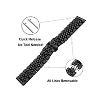 Dây Thép Luxury Cao Cấp cho Samsung Galaxy Watch 3 41mm / 45mm (Size dây 20mm và 22mm)