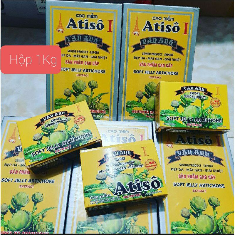 Cao atiso đặc nguyên chất Vân anh hộp 1kg