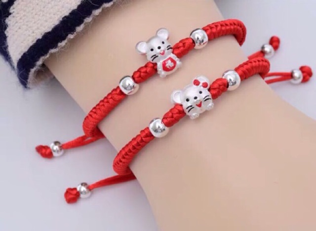 Vòng tay chỉ đỏ may mắn con giáp năm bạc ta