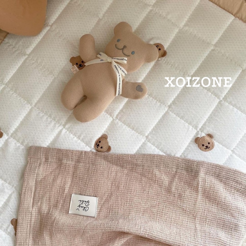 Gấu bông Shegomi Chezbebe Hàn Quốc chất organic cotton hữu cơ an toàn cho bé