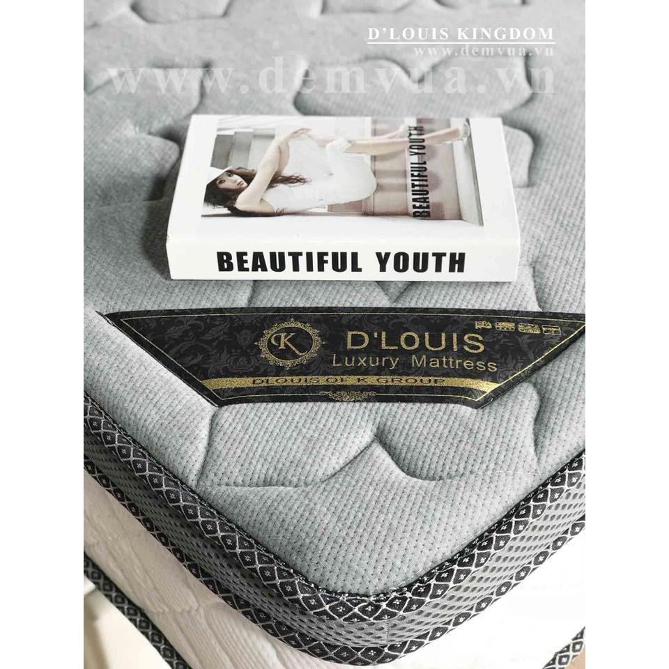 ĐỆM LÒ XO TÚI KOHAN D'LOUIS KINGDOM - NỆM LÒ XO TÚI KOHAN KINGDOM  CAO CẤP CHUẨN 5 SAO