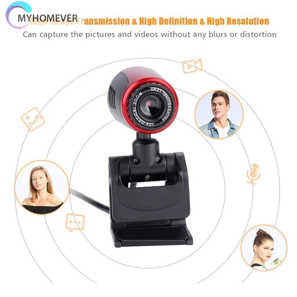Webcam Usb 2.0 Hd Kèm Micro Dùng Để Quay Video / Phát Trực Tuyến