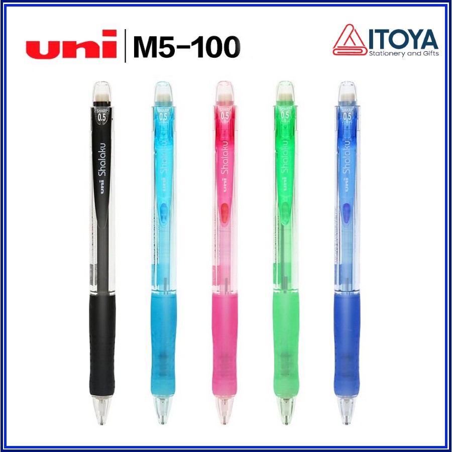 Bút chì bấm Uni Shalaku M5-100, 0.5mm