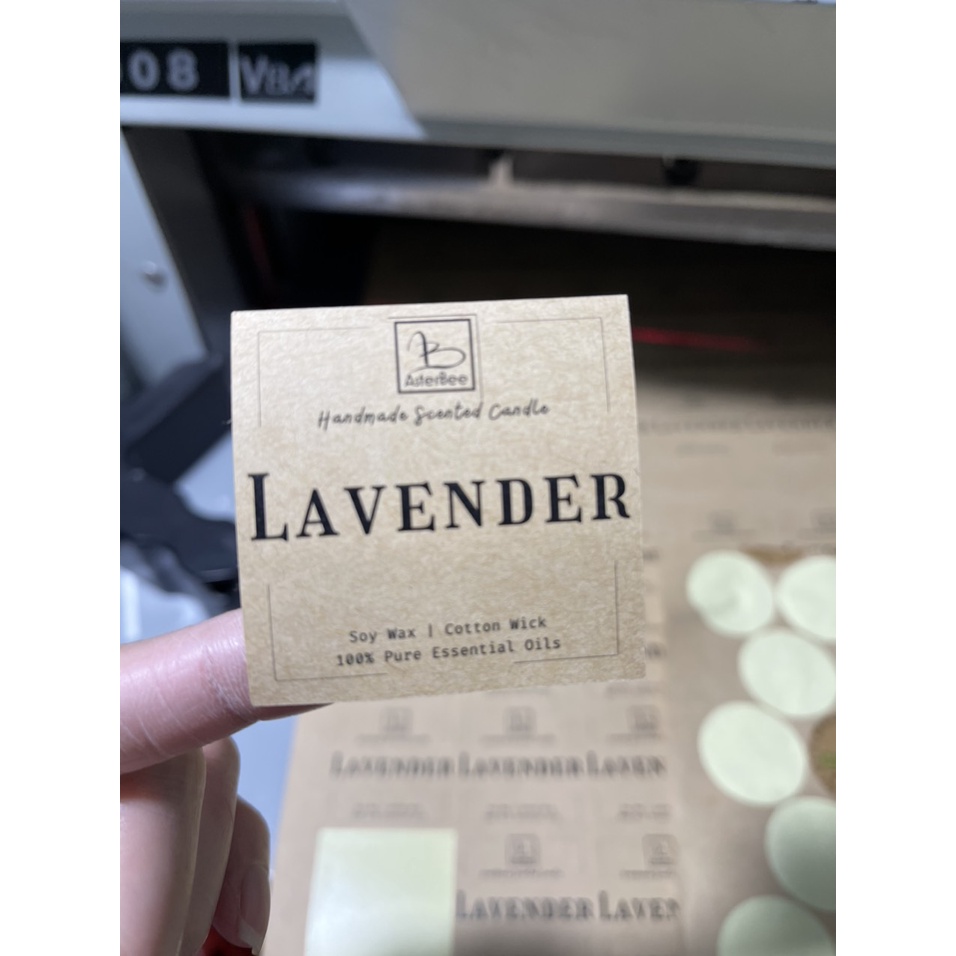 Combo in tem nhãn giấy Kraft - da bò- theo yêu cầu - nhanh rẻ đẹp