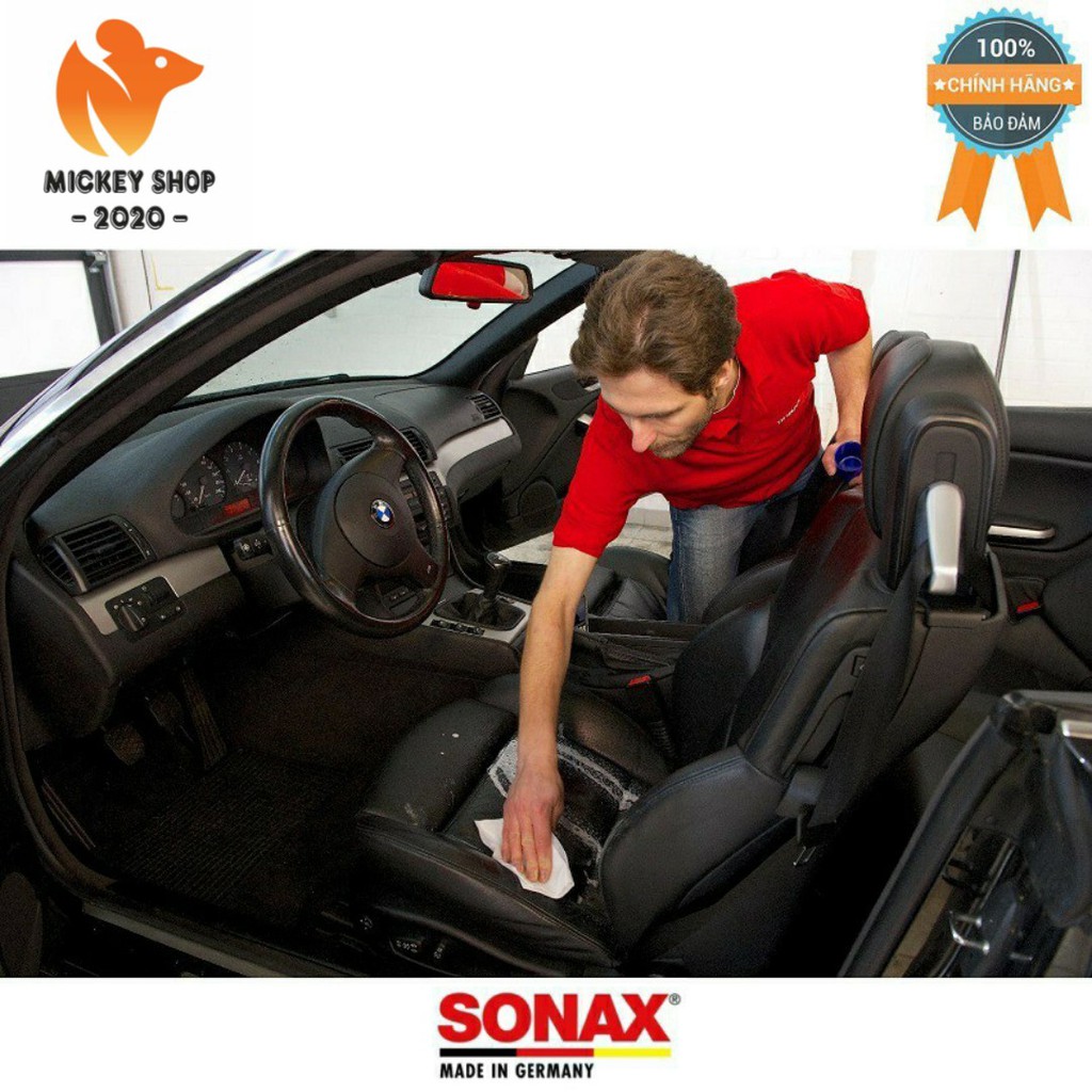 [ CAO CẤP ] Chai Xịt Bảo Dưỡng Da Dạng Bọt Công Nghệ Nano Sonax Xtreme Leather Care Foam Nano Pro 289100