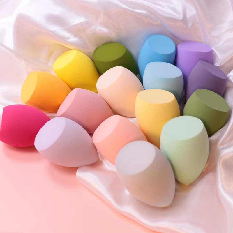 Mút trang điểm hình quả trứng bằng latex thân thiện với làn da tiện lợi chất lượng cao