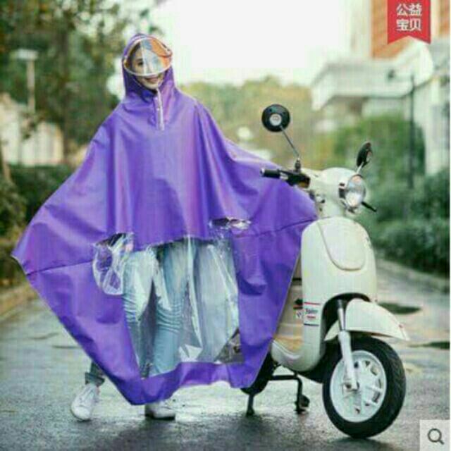 Áo mưa thời trang có kính che mắt