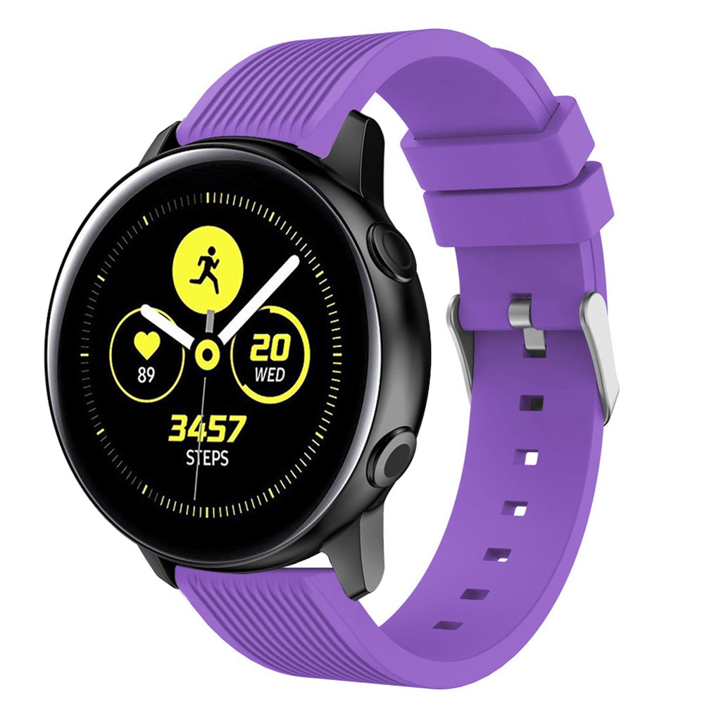 Dây đeo silicon Galaxy Watch 42mm/Galaxy Watch Active 2/Active thay thế cho đồng hồ thông minh Huami Amazfit Bip