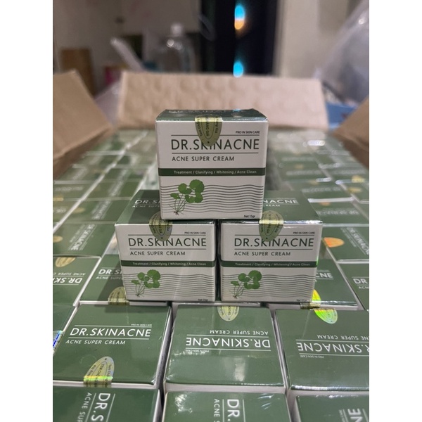 kem mụn rau má DR.SKINACNE hũ 15g