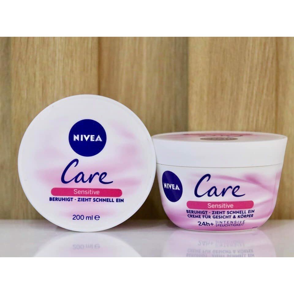 Kem dưỡng ẩm Nivea Care 200ml của Đức - Shop Melyca