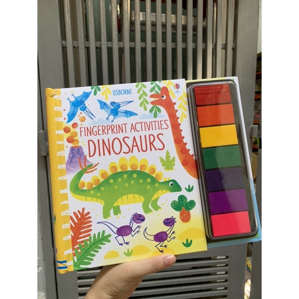 Set Tô Màu Vân Tay Kèm Mực Chính Hãng