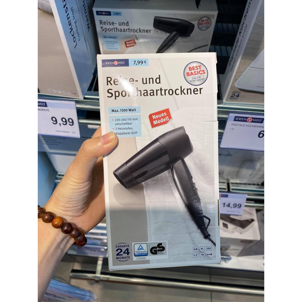 Máy sấy tóc Rossmann Ideen Welt RCY - Hàng Đức đủ bill