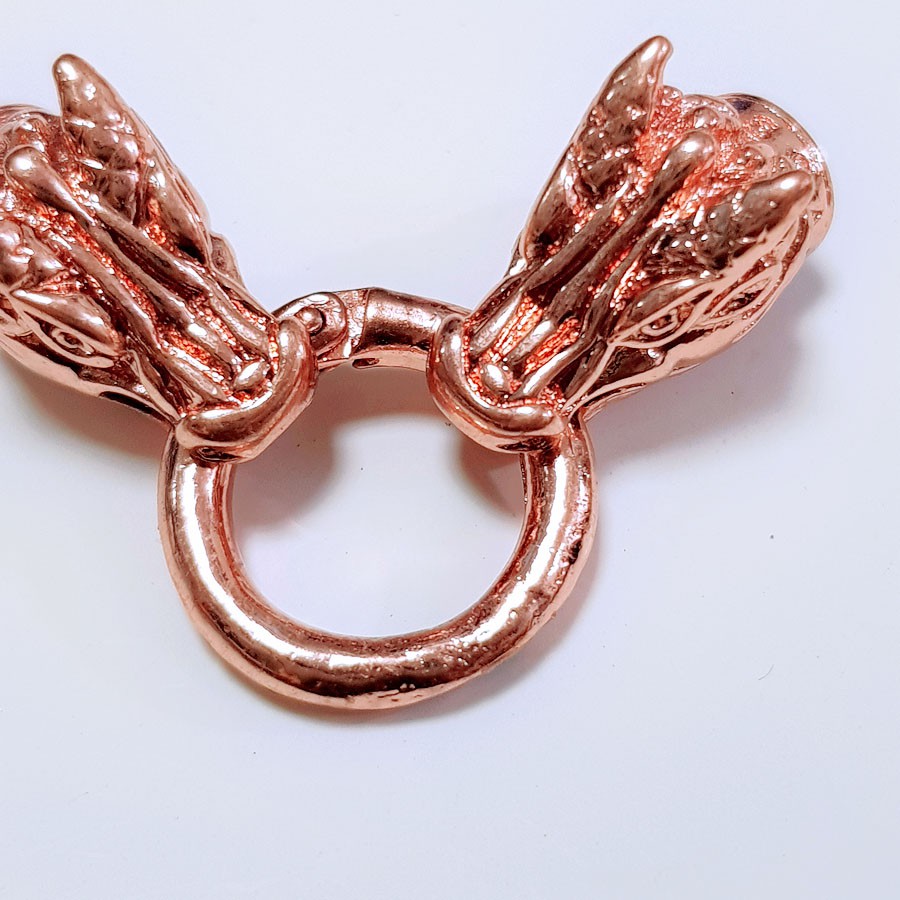 [K1VT] Phụ kiện trang sức (DIY) - Chốt khóa đầu rồng làm vòng cổ vòng tay hạt gỗ đá