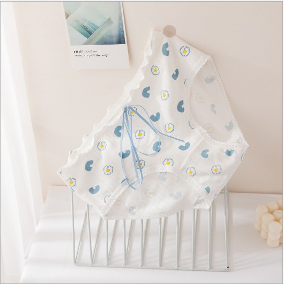 [4 Quần❤Quần chip nữ họa tiết hoa cúc dễ thương, quần mặc trong váy co dãn mềm mịn