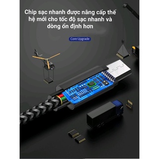 Cáp Sạc Nhanh Dây Dù Type C /Micro USB Hoco X14 1 Mét