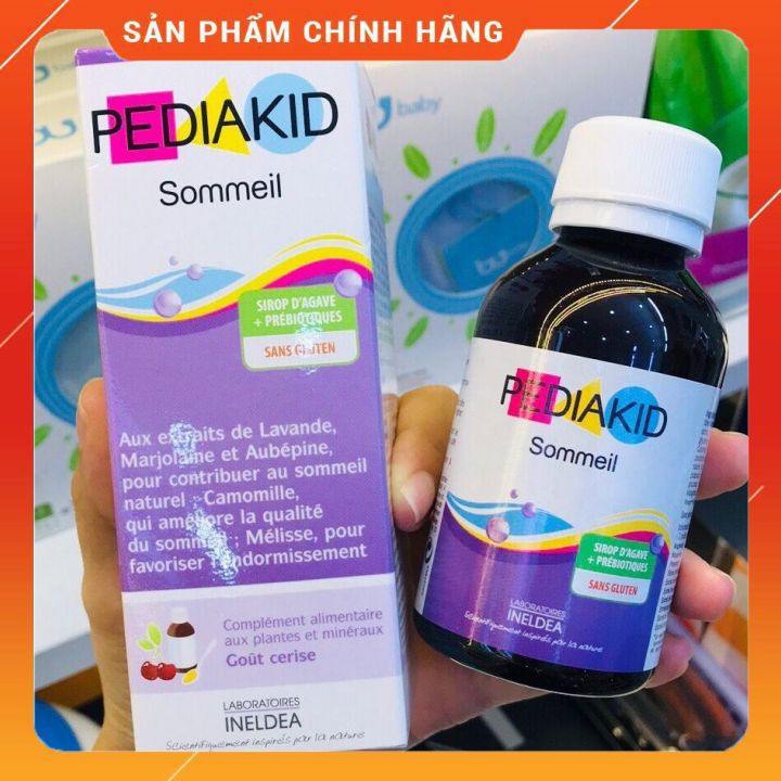 Siro giúp ngủ ngon cho bé từ 6 tháng tuổi trở lên Pediakid Sommei của Pháp mẫu mới shopnguyenanh88