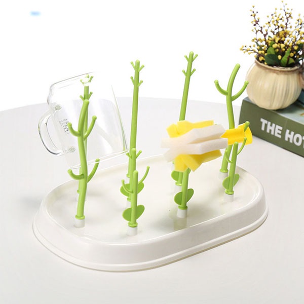 Giá úp bình sữa không kèm nắp 7 chân có thể tháo rời tiện lợi cho bé