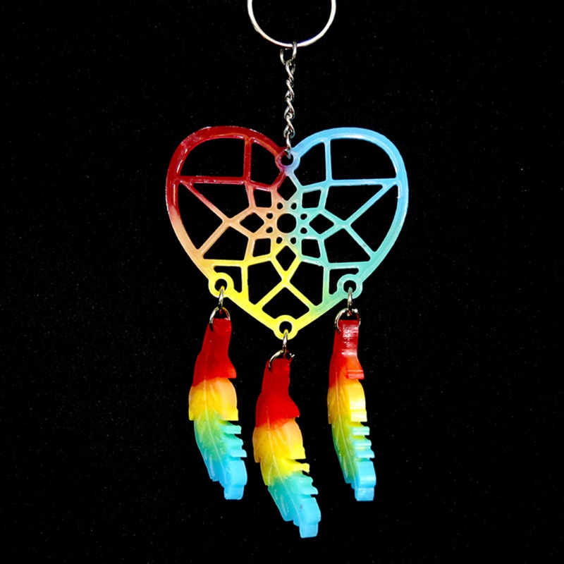 Khuôn Làm Trang Sức Hình Dreamcatcher Bằng Nhựa Resin DIY
