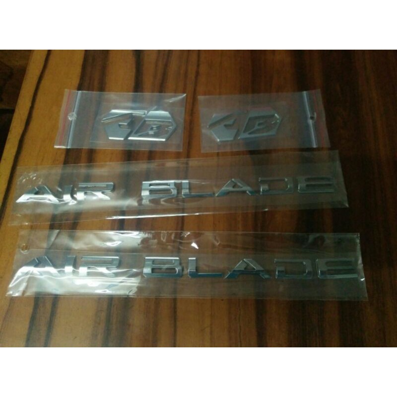Trọn bộ lô gô và chữ nổi Airblade 2020 hàng theo xe nhập thái
