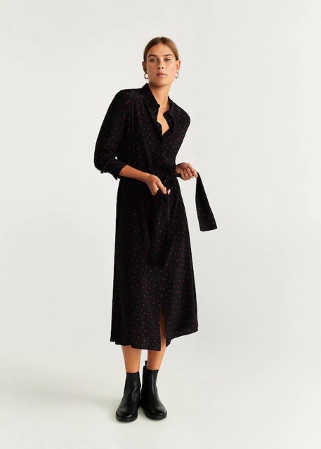 Đầm chấm bi xoài M4N90