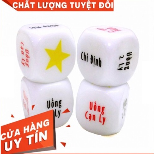 Viên xí ngầu ăn nhậu Tiếng Việt 06 mặt