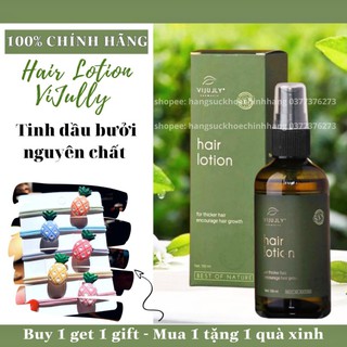 Xịt bưởi Vi Jully, tinh dầu bưởi dưỡng tóc kích mọc tóc, ngăn ngừa rụng tóc 100ml/chai