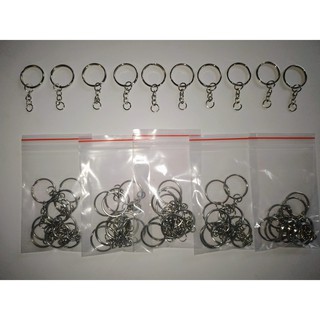 Gói 10 khoen móc khóa 2.5cm đẹp