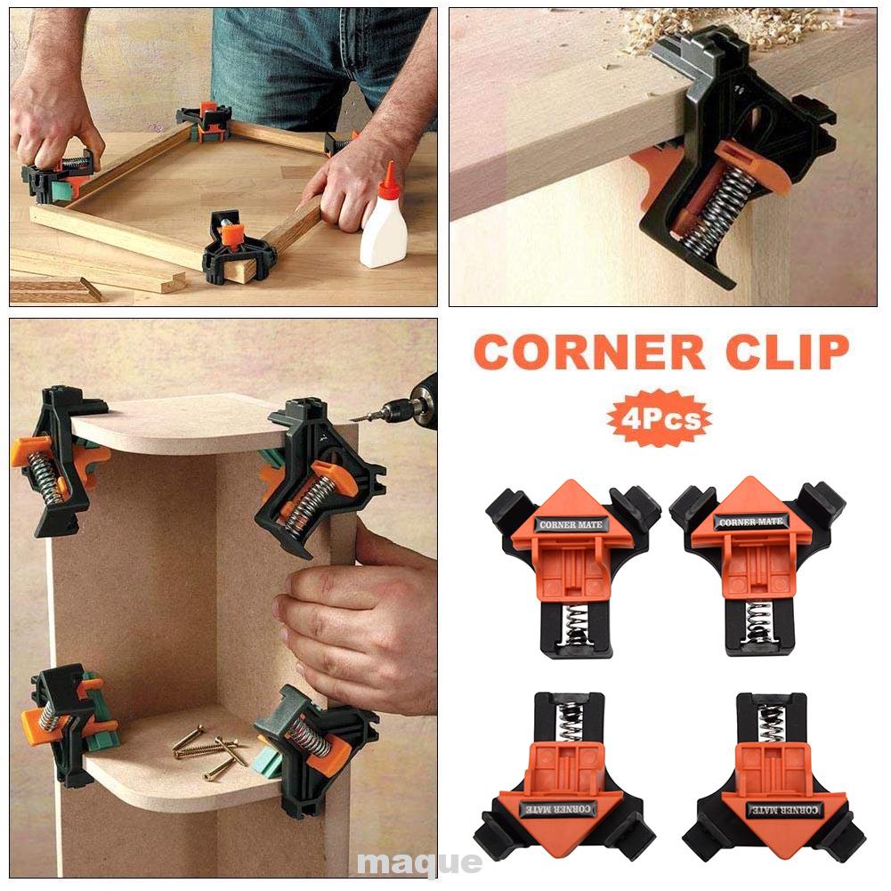 Bộ 4 Kẹp Cố Định Vị Trí Khoan Góc Đa Năng Diy